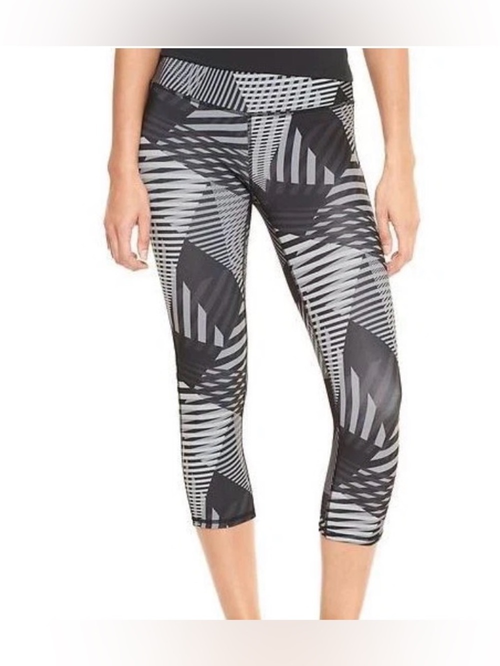 GapFit NWT black/grey contrast leggings, small